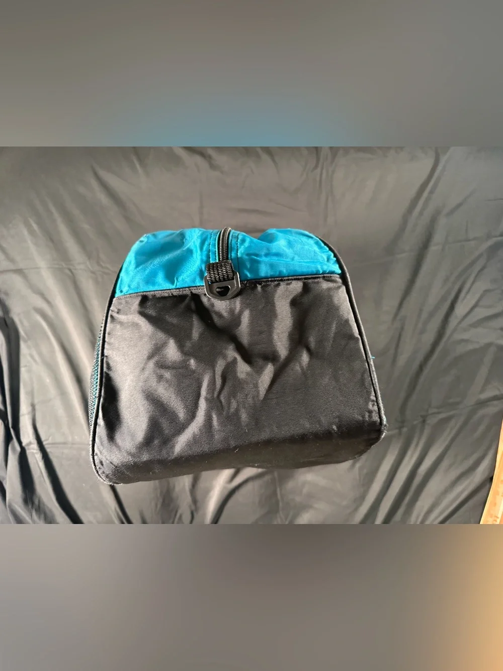 Nike Vintage 90s Retro Y2K Bright Turquoise Blue Gym Duffle Bag Rare White Tag